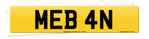 Registration number MEB 4N